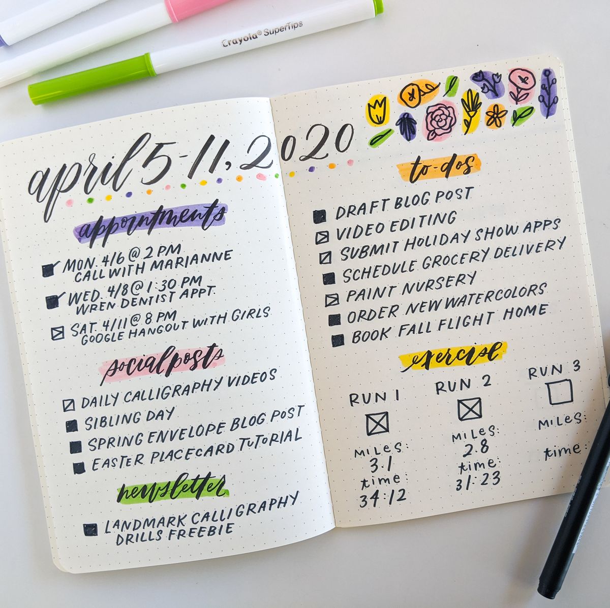 Bullet Journaling 101 Long X Arts Foundation